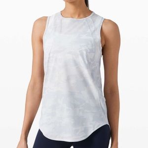 Lululemon Sculpt Tank in Incognito Camo Alpine White Multi